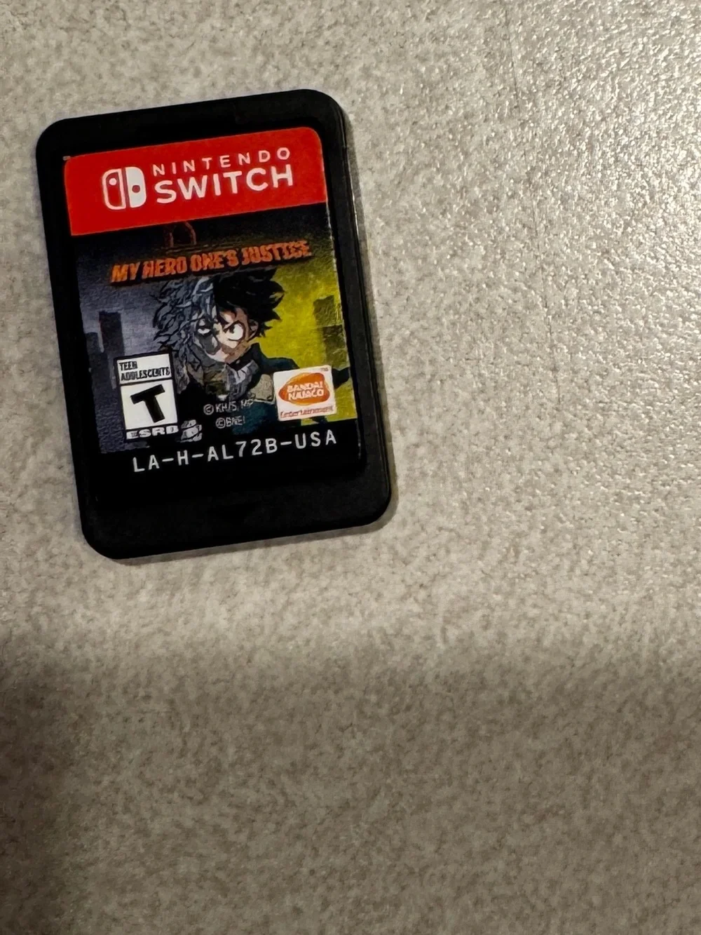 Nintendo Switch Game Card - Black with Red Label